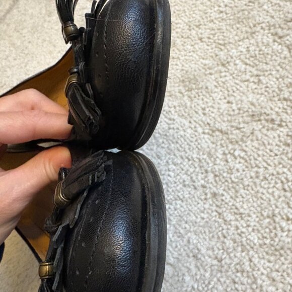 Naturalizer Leather Tassel Loafers Vintage-Classic Comfort Slip-On Heels Sz 5.5 - Picture 7 of 8
